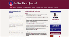 Desktop Screenshot of indianheartjournal.com