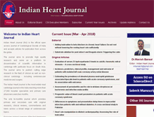 Tablet Screenshot of indianheartjournal.com